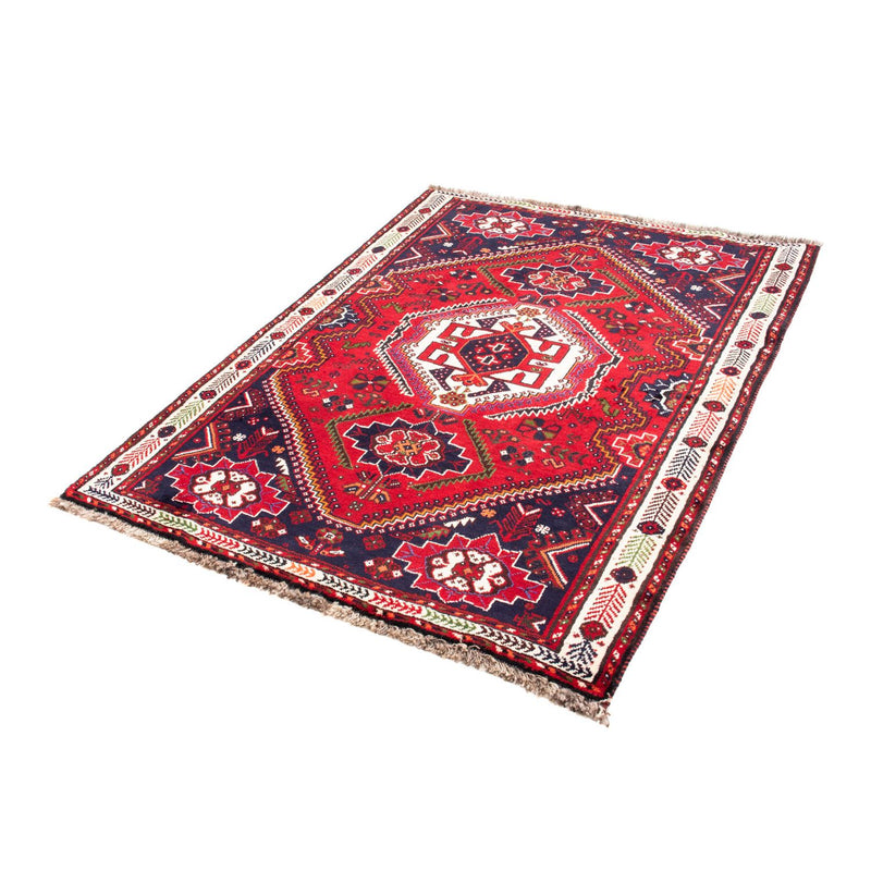 Persisk tæppe - Nomadisk - 158 x 117 cm - mørkerød
