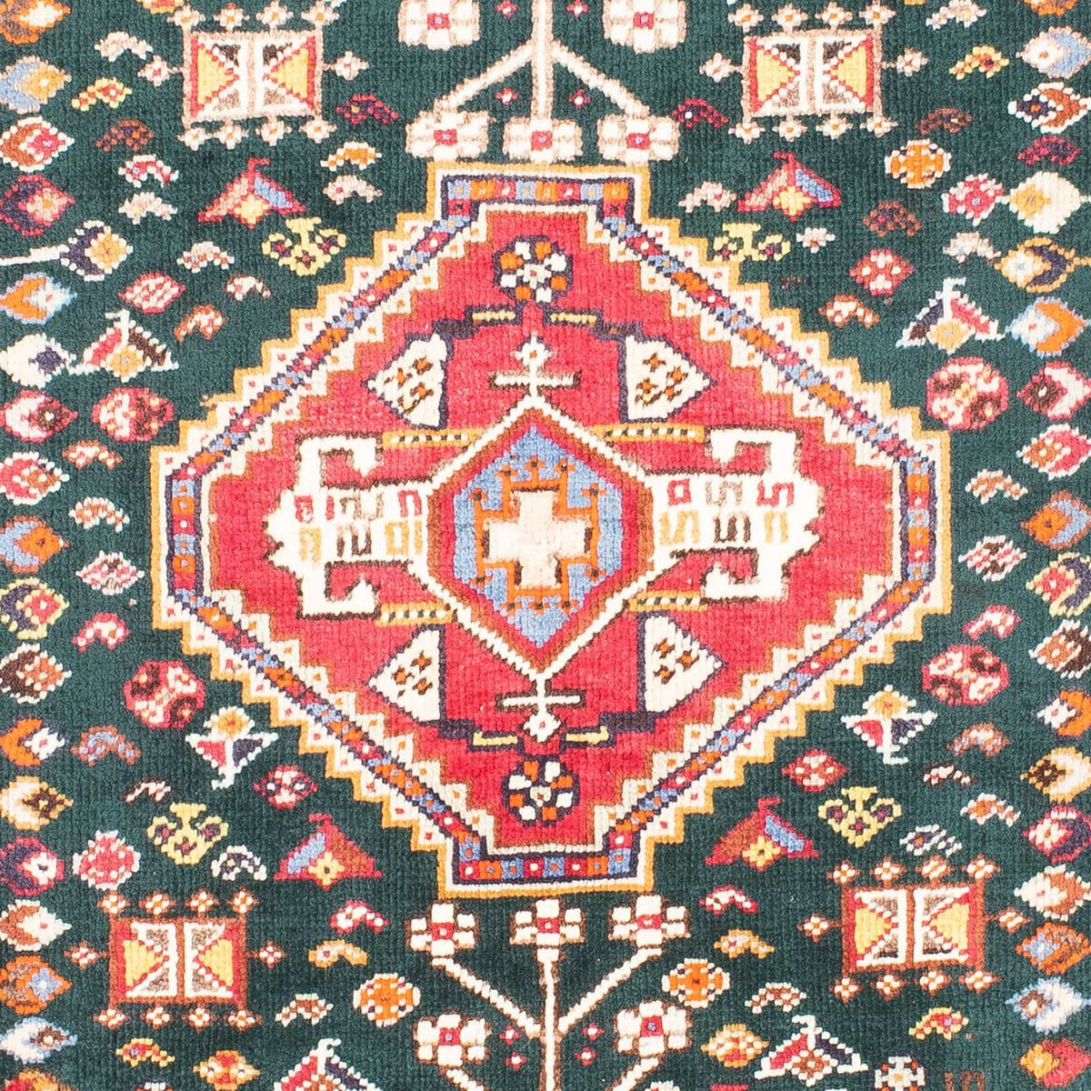 Persisk tæppe - Nomadisk - 150 x 110 cm - mørkeblå
