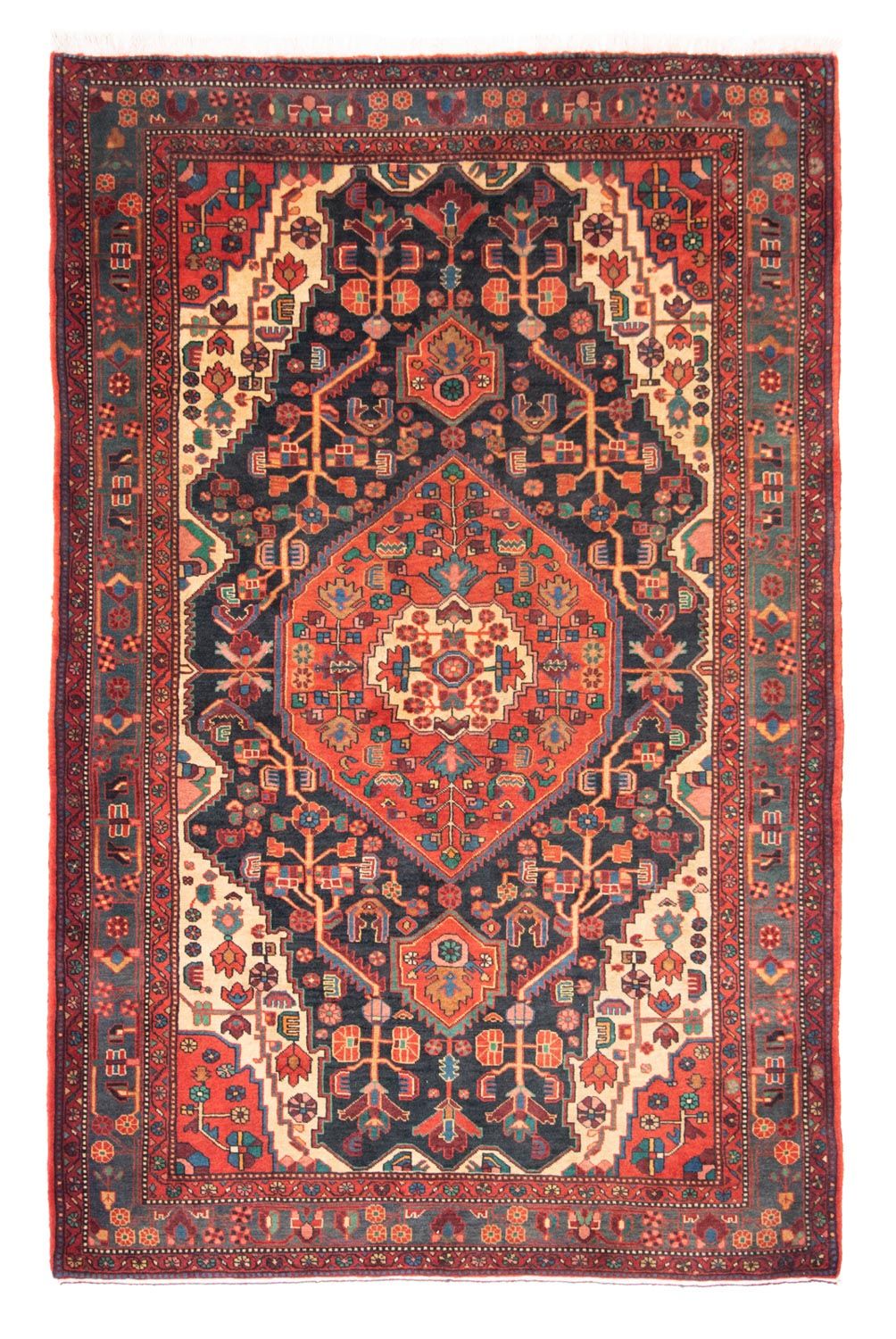 Persisk tæppe - Nomadisk - 240 x 153 cm - rød