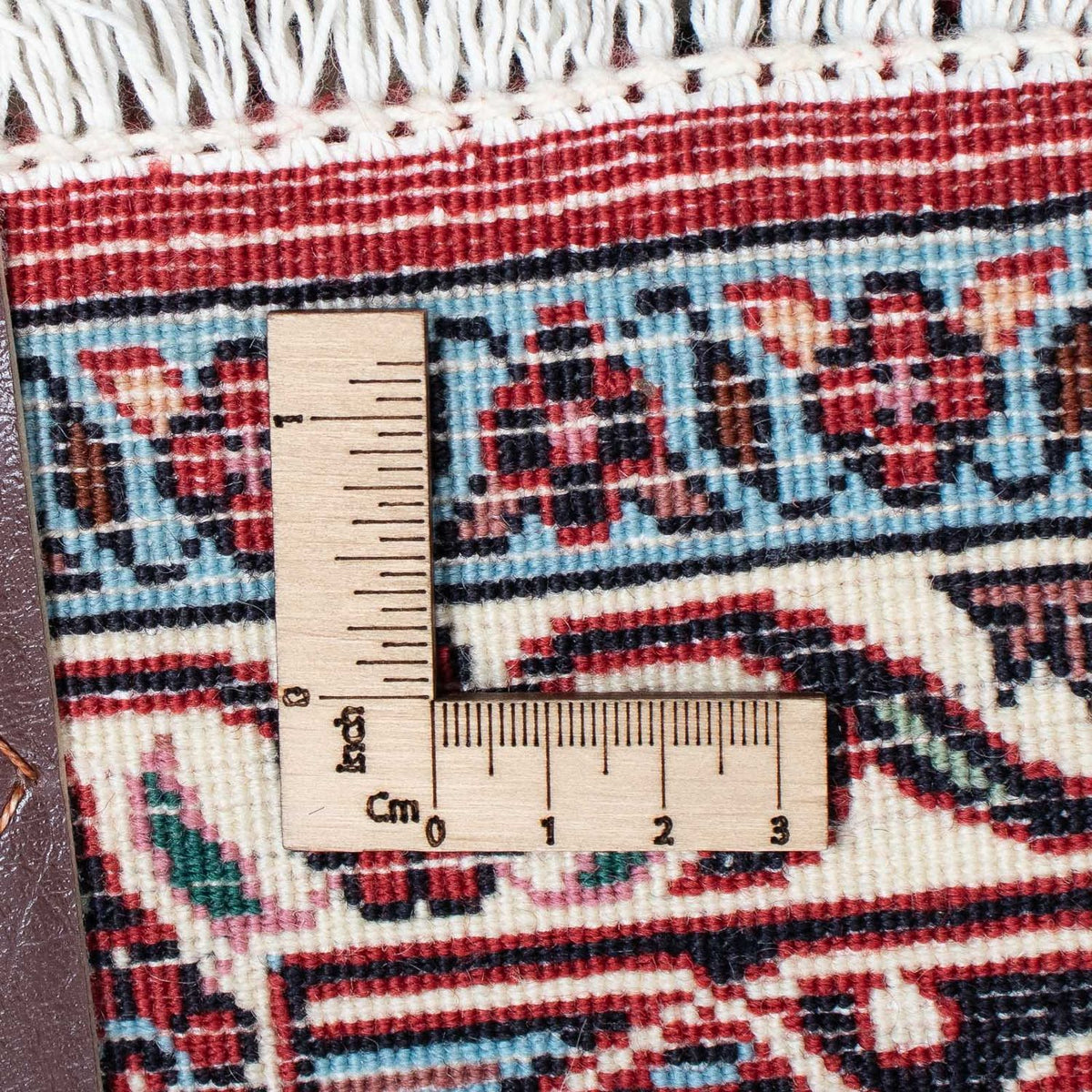 Persisk tæppe - Bijar - 208 x 132 cm - lysrød