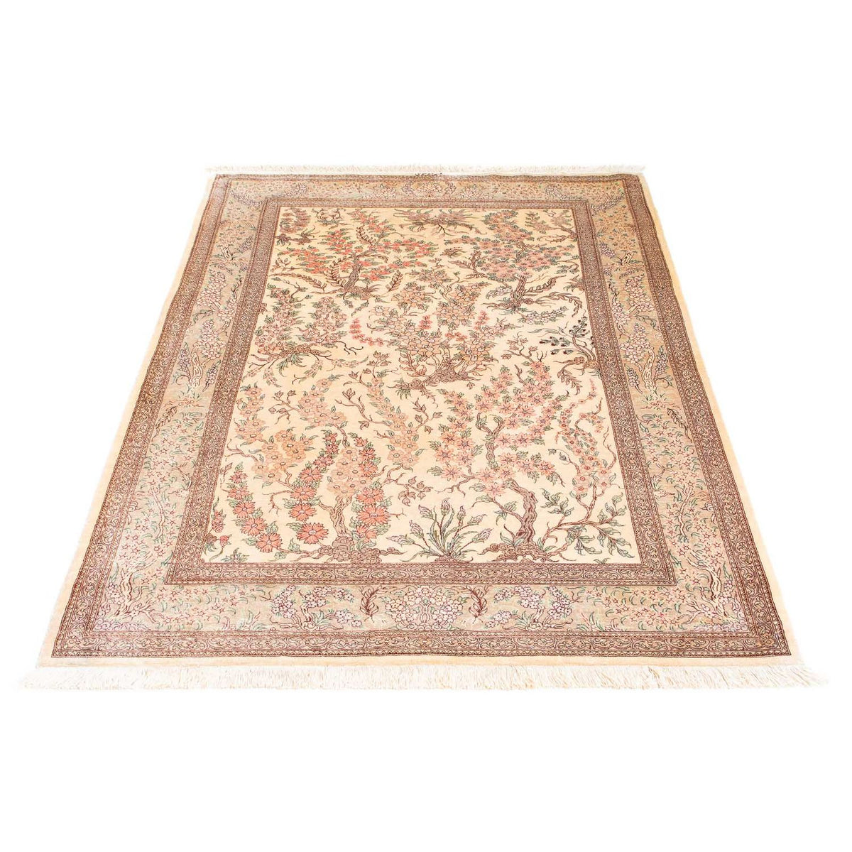 Persisk tæppe - Ghom - 157 x 102 cm - beige