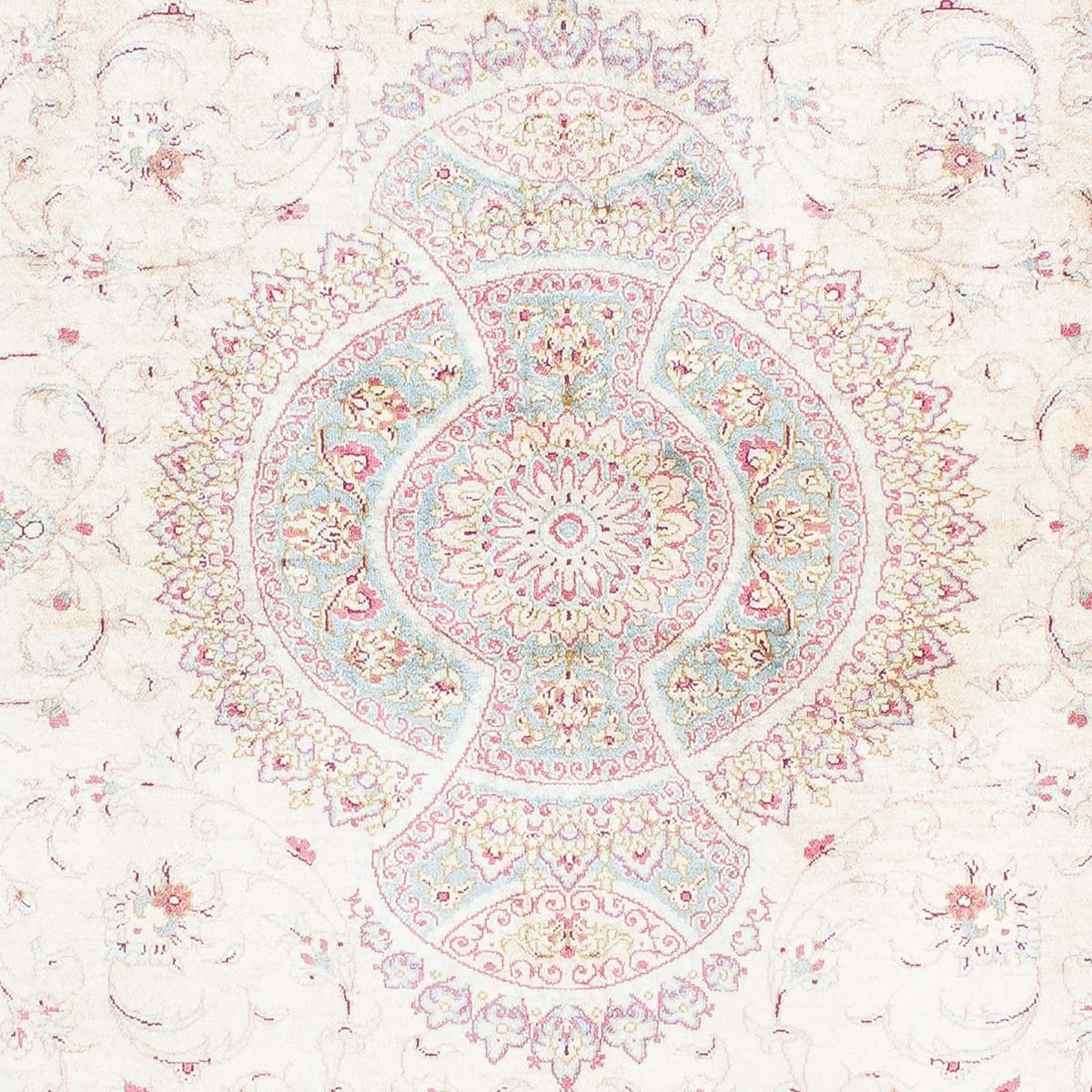 Persisk tæppe - Ghom - 143 x 103 cm - beige