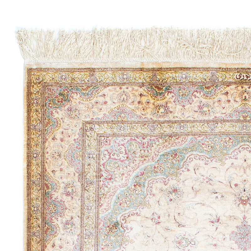 Persisk tæppe - Ghom - 143 x 103 cm - beige