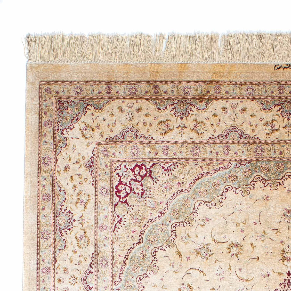 Persisk tæppe - Ghom - 233 x 158 cm - beige