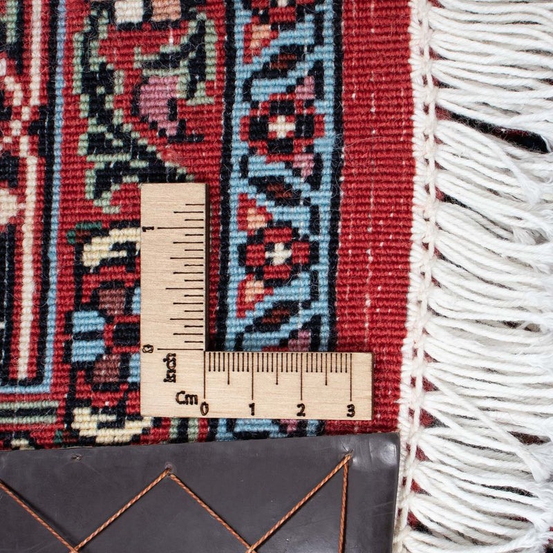 Persisk tæppe - Bijar - 210 x 130 cm - lysrød