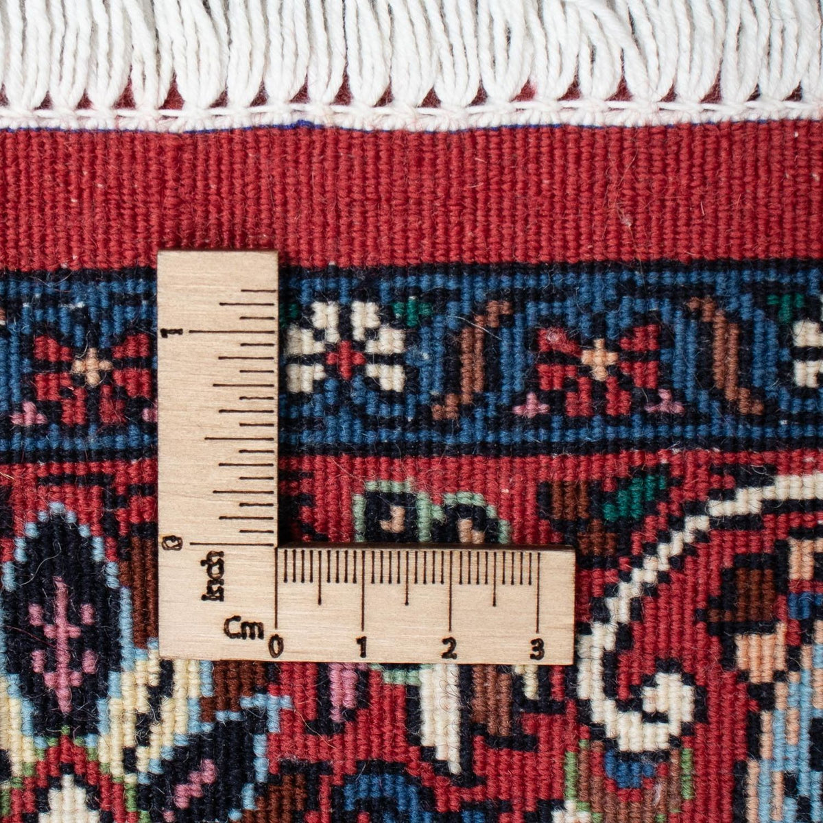 Løber Persisk tæppe - Bijar - 200 x 97 cm - lysrød