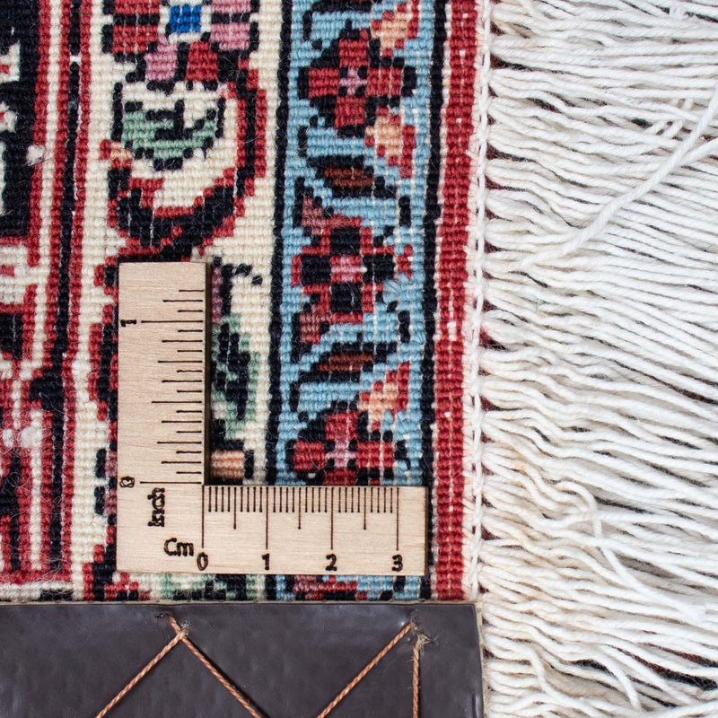 Persisk tæppe - Bijar - 212 x 130 cm - lysrød