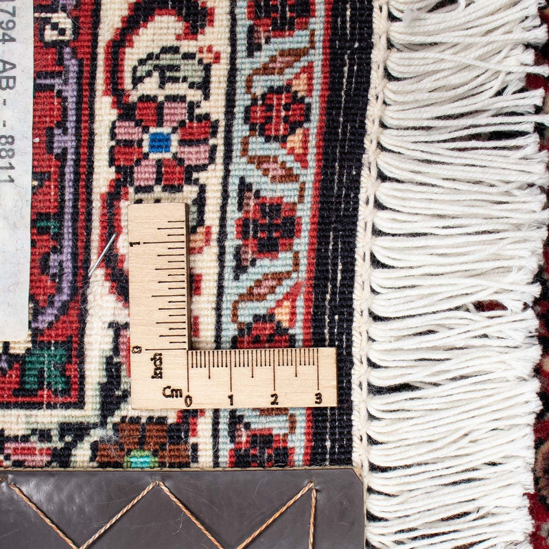 Persisk tæppe - Bijar - 214 x 133 cm - rød