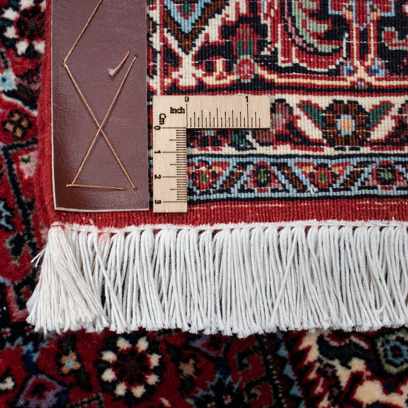 Persisk tæppe - Bijar - 228 x 132 cm - lysrød