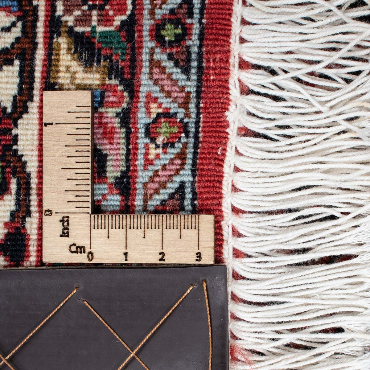 Persisk tæppe - Bijar - 210 x 135 cm - lysrød