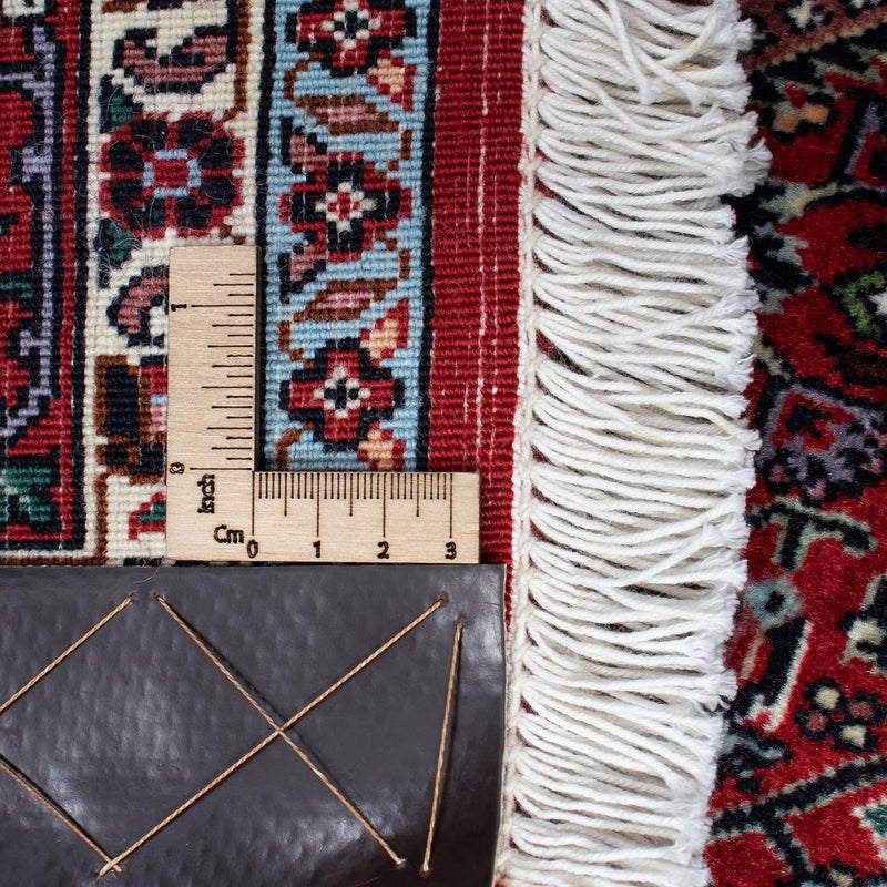 Persisk tæppe - Bijar - 204 x 129 cm - lysrød