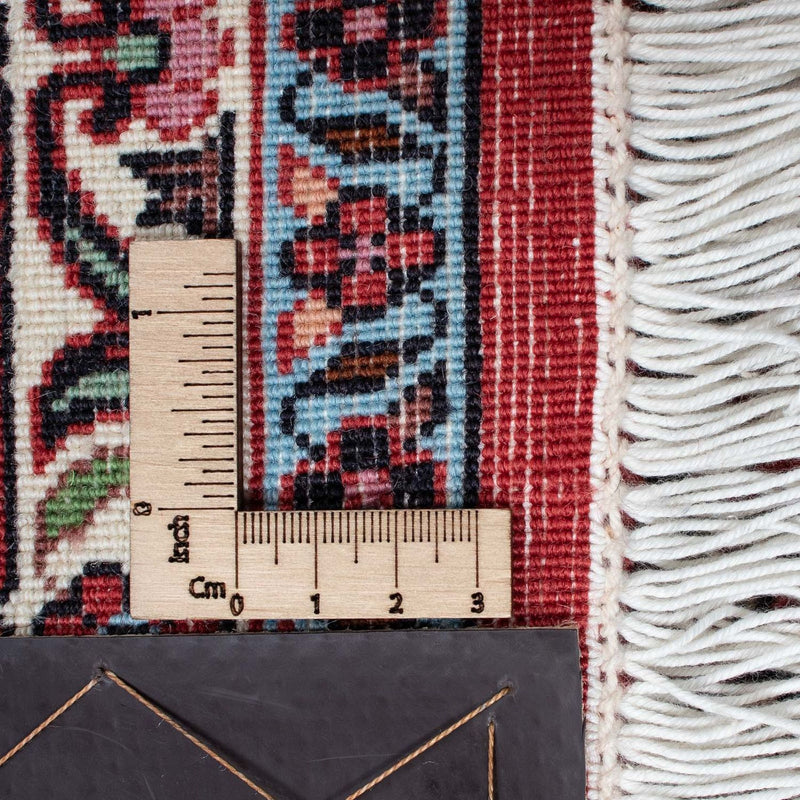 Persisk tæppe - Bijar - 216 x 128 cm - lysrød