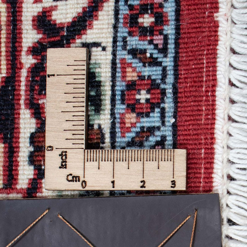 Persisk tæppe - Bijar - 205 x 131 cm - lysrød