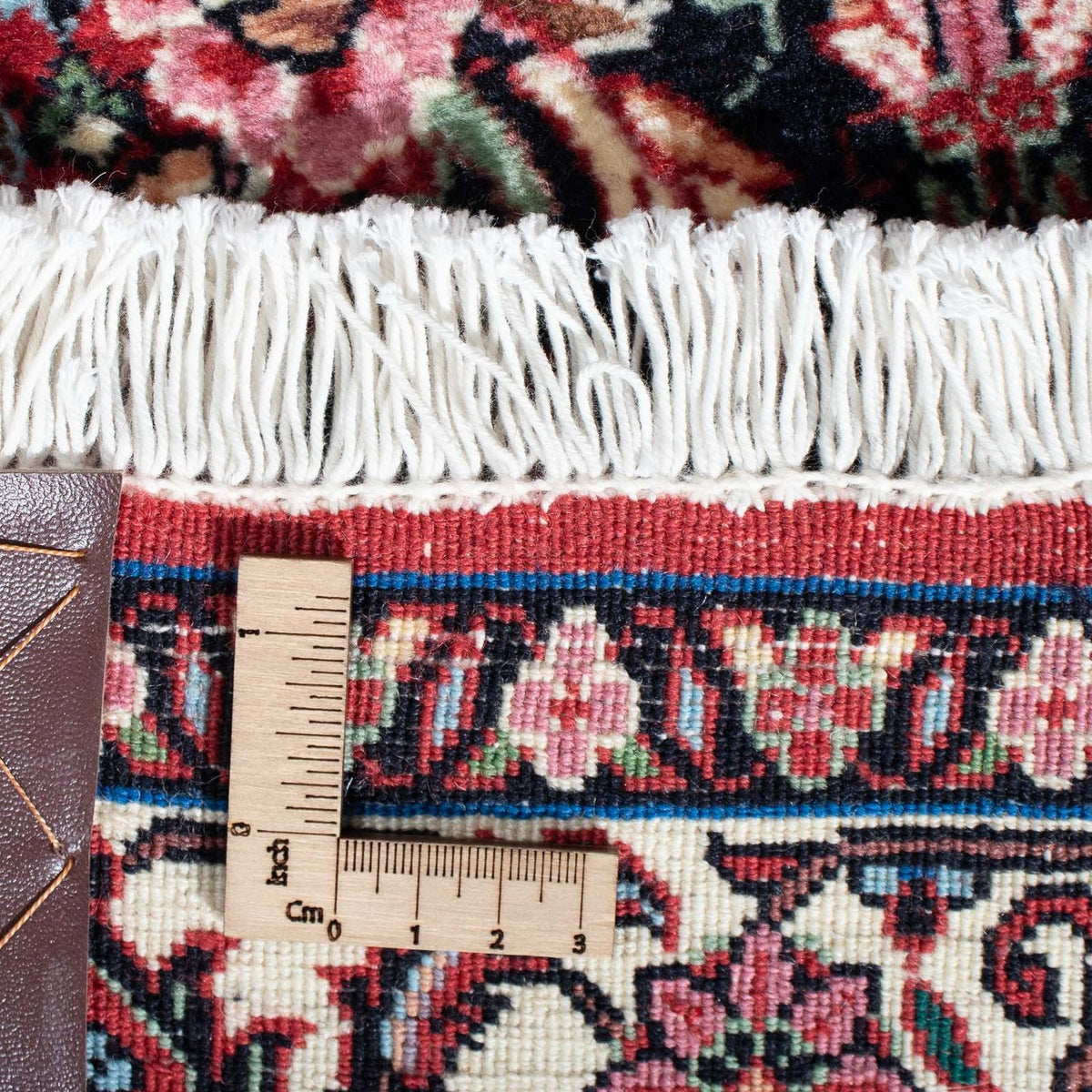 Løber Persisk tæppe - Bijar - 211 x 72 cm - lysrød