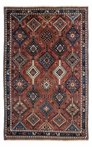 Persisk tæppe - Nomadisk - 322 x 207 cm - brun