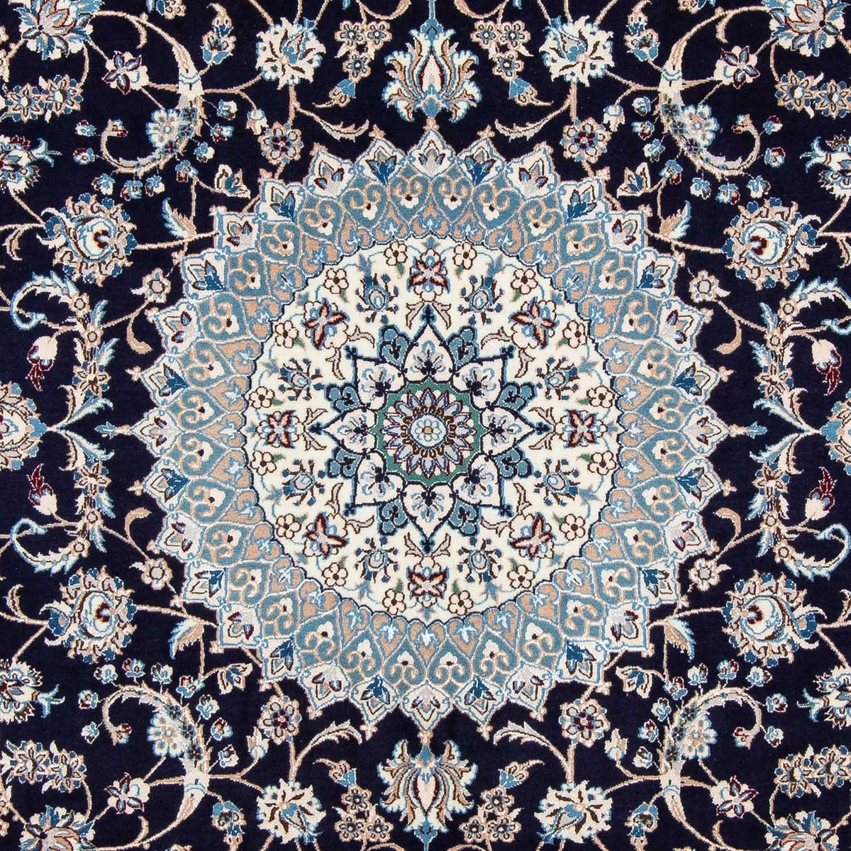 Persisk tæppe - Nain - Royal - 300 x 197 cm - sort