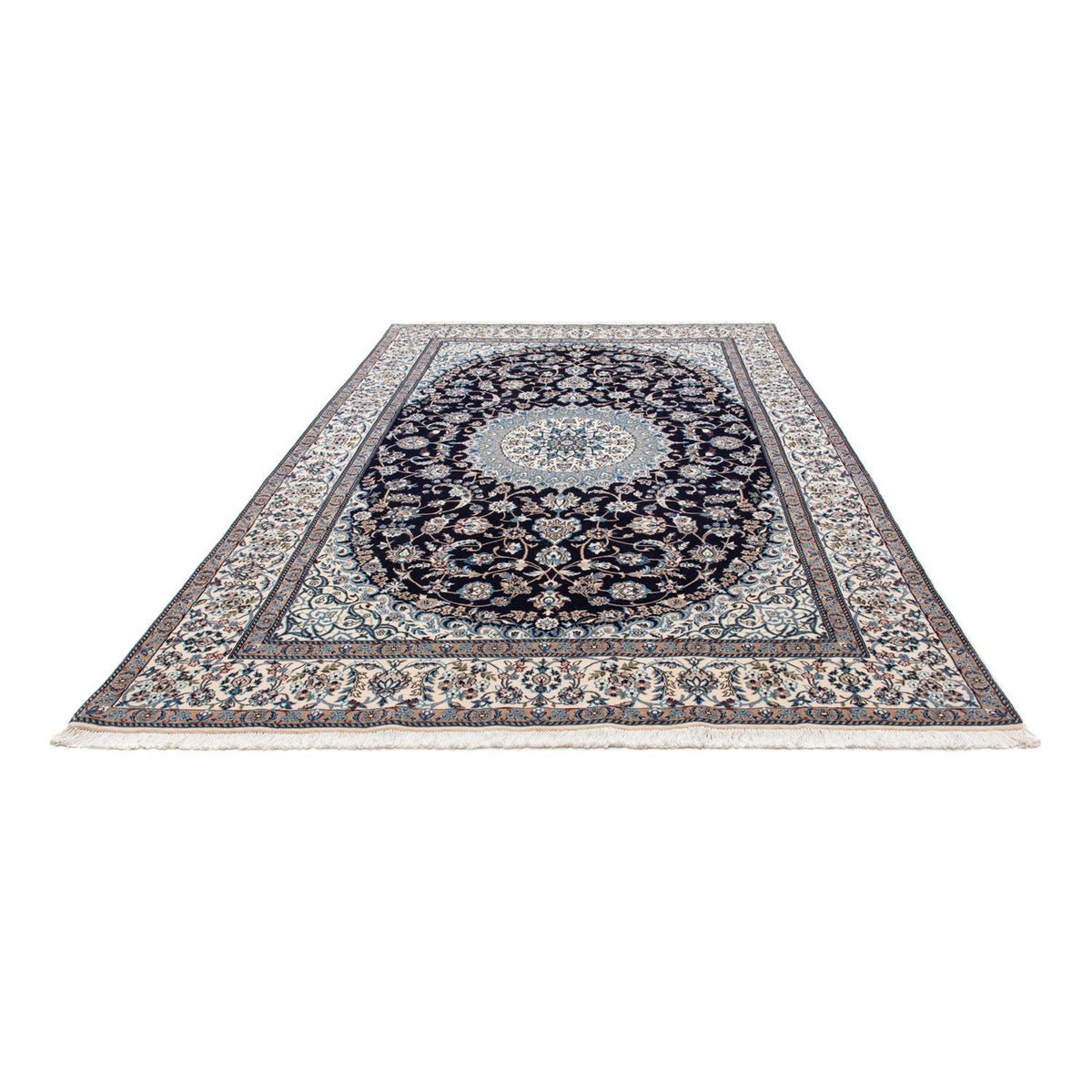 Persisk tæppe - Nain - Royal - 300 x 197 cm - sort