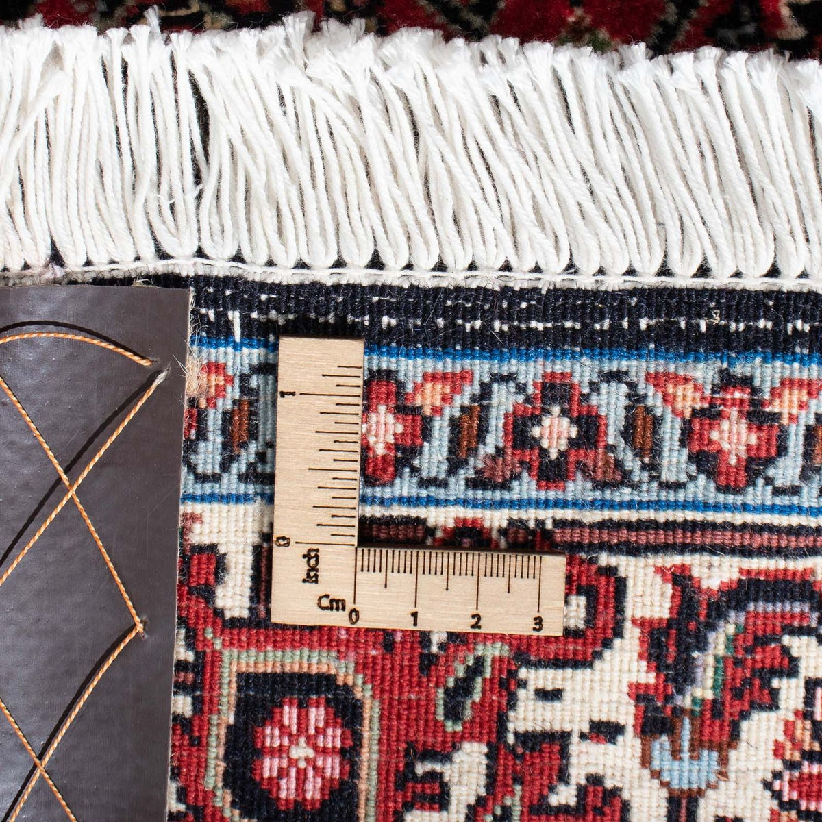 Løber Persisk tæppe - Bijar - 295 x 84 cm - mørkerød