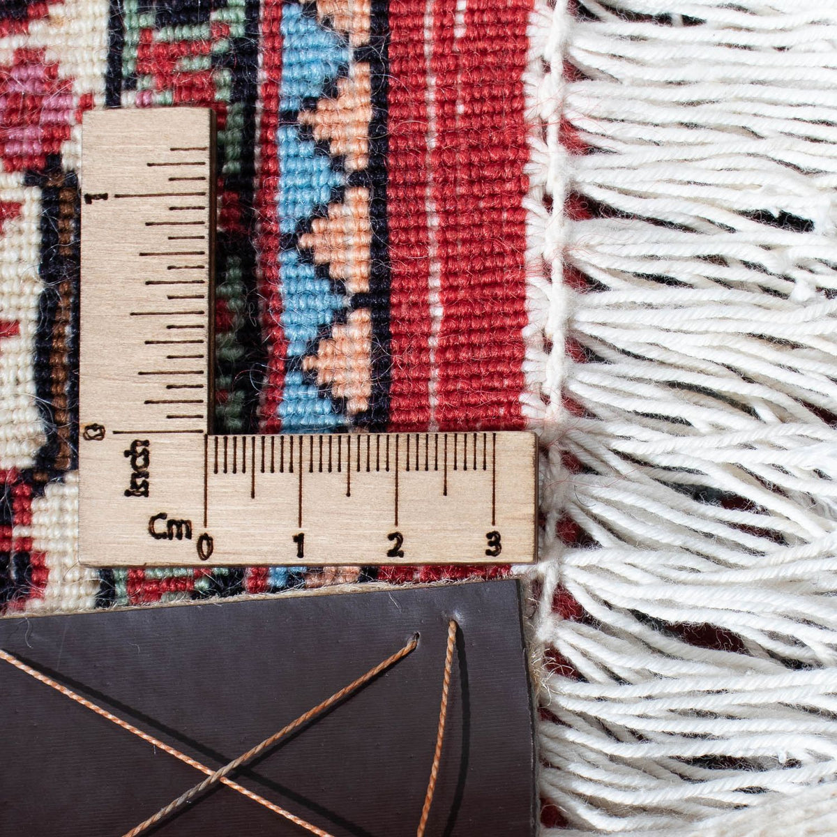 Løber Persisk tæppe - Bijar - 205 x 74 cm - mørkerød