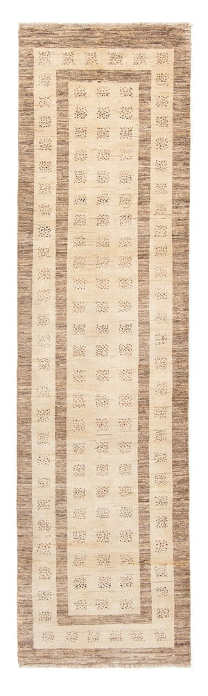 Løber Gabbeh Tæppe - Loribaft Persisk - 295 x 79 cm - beige