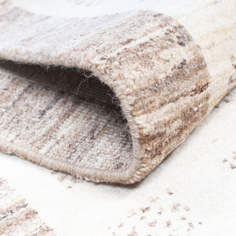 Løber Gabbeh Tæppe - Loribaft Persisk - 295 x 79 cm - beige