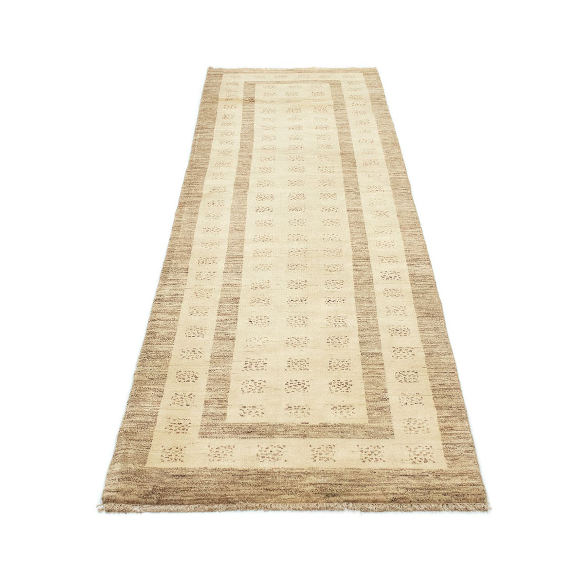 Løber Gabbeh-tæppe - Indus - 295 x 79 cm - beige