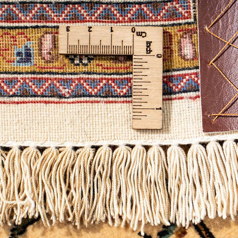 Persisk tæppe - Ghom - 195 x 122 cm - lys brun