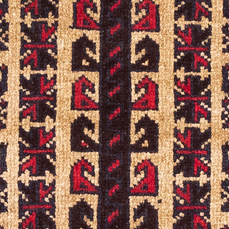 Baluch-tæppe - 130 x 82 cm - mørkerød