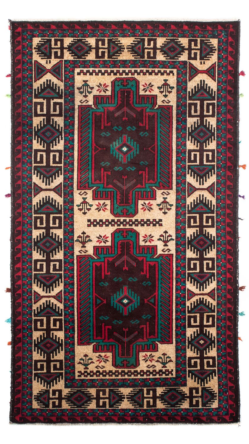 Baluch-tæppe - 139 x 77 cm - beige