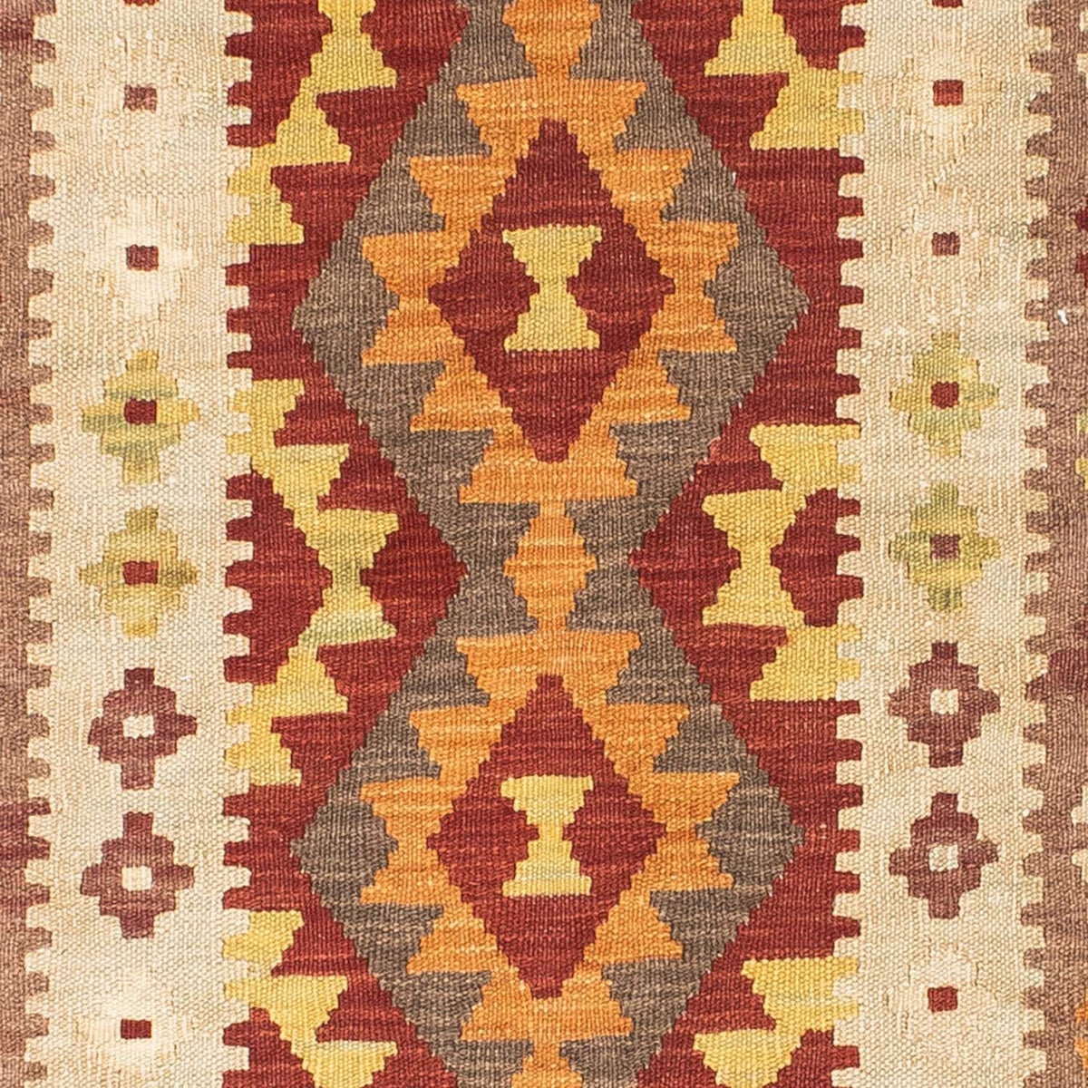 Løber Kelim-tæppe - orientalsk - 198 x 78 cm - beige
