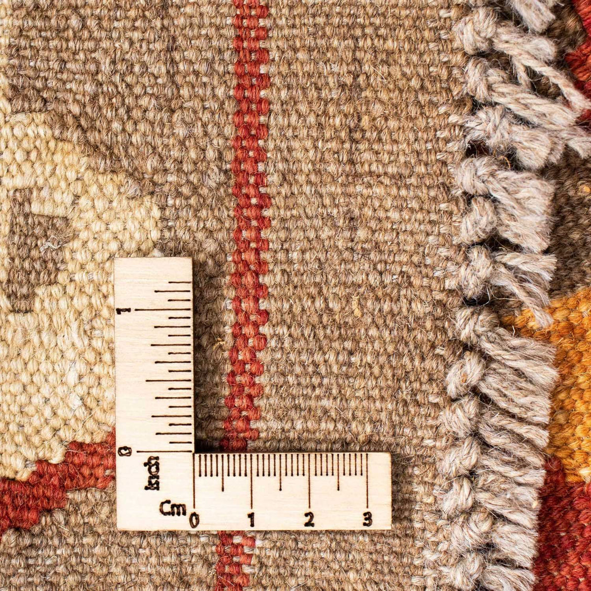 Løber Kelim-tæppe - orientalsk - 198 x 78 cm - beige