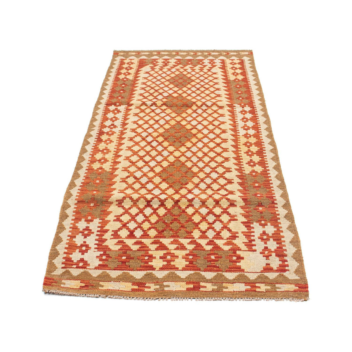 Løber Kelim-tæppe - orientalsk - 197 x 79 cm - beige