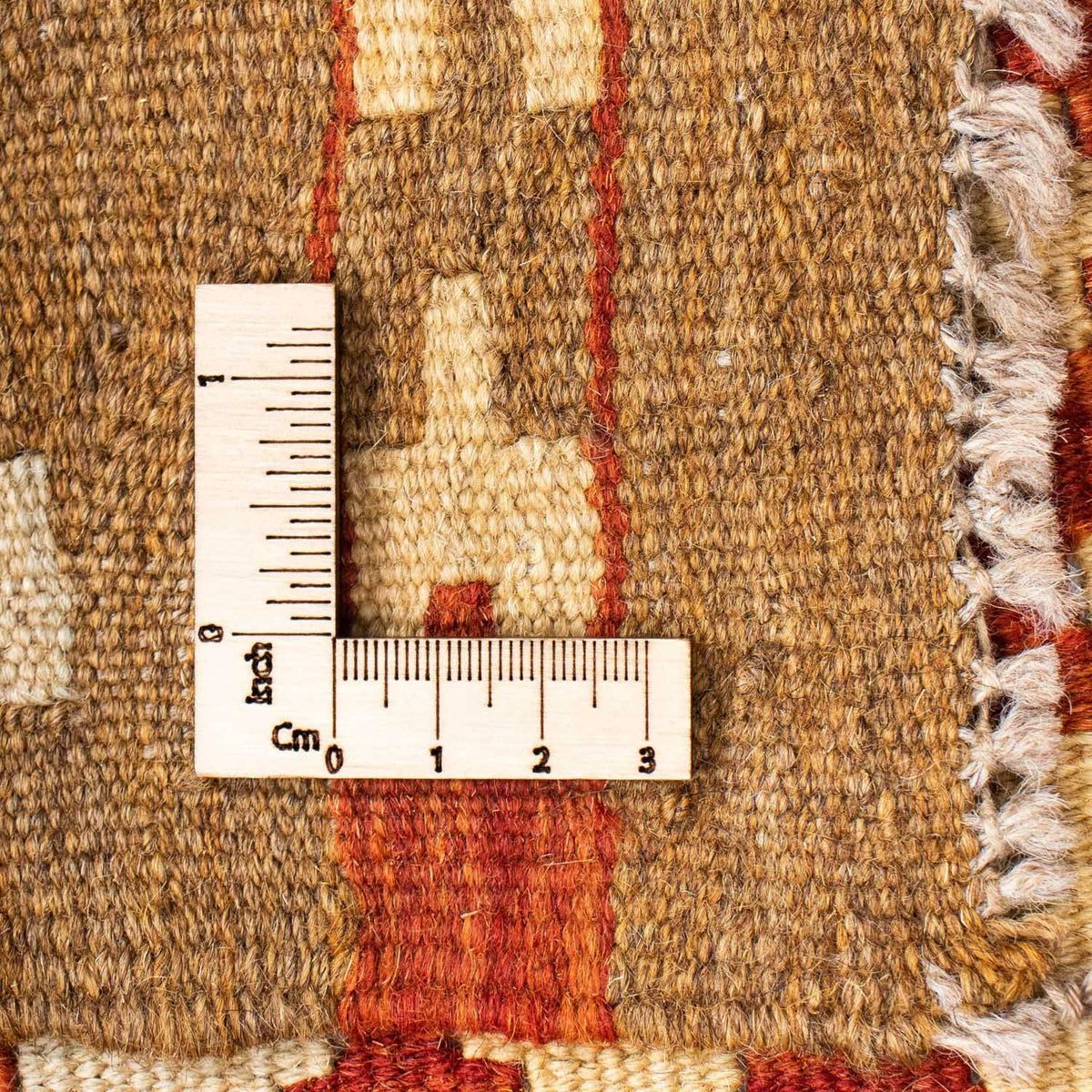 Løber Kelim-tæppe - orientalsk - 197 x 79 cm - beige