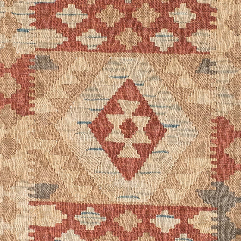 Løber Kelim-tæppe - orientalsk - 212 x 79 cm - lys brun
