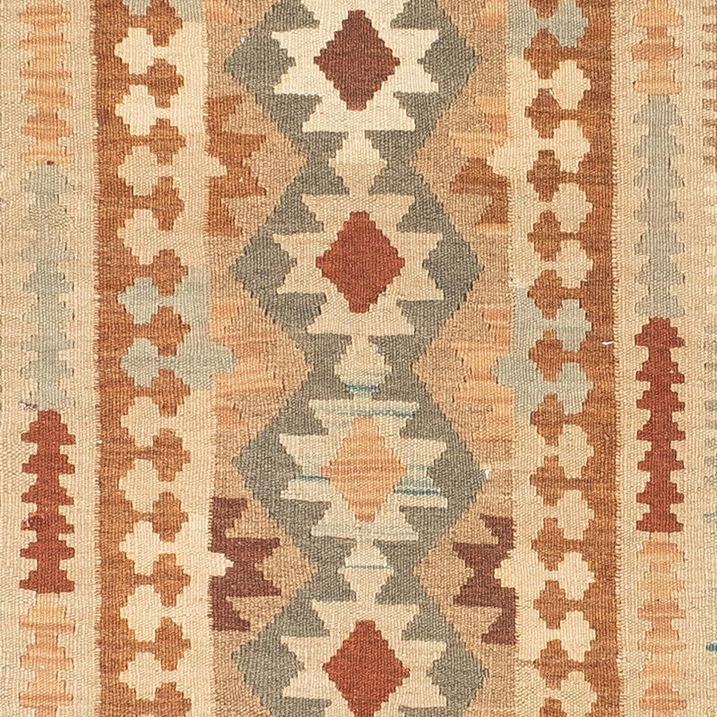 Løber Kelim-tæppe - orientalsk - 200 x 78 cm - beige