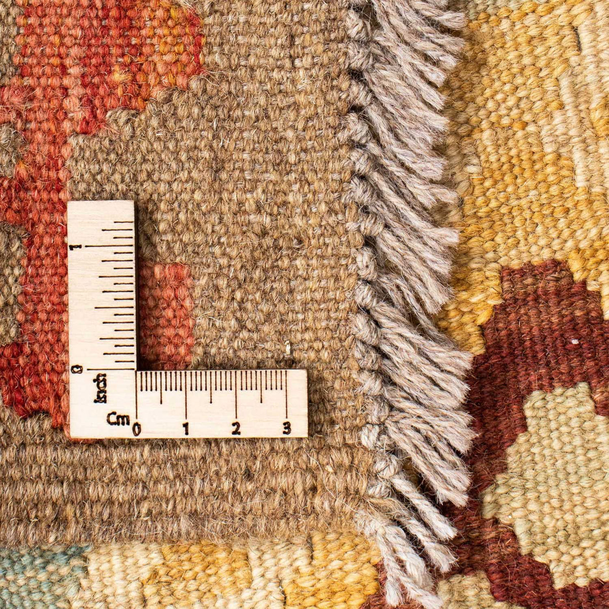 Løber Kelim-tæppe - orientalsk - 201 x 78 cm - beige