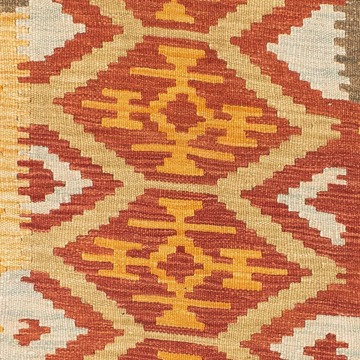 Løber Kelim-tæppe - orientalsk - 187 x 73 cm - rust