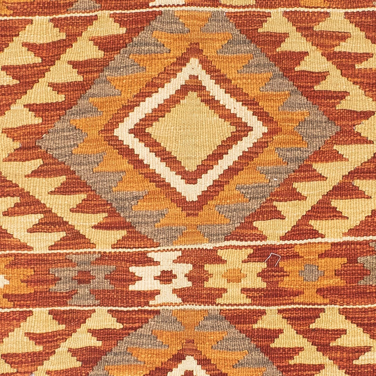 Løber Kelim-tæppe - orientalsk - 187 x 72 cm - rust