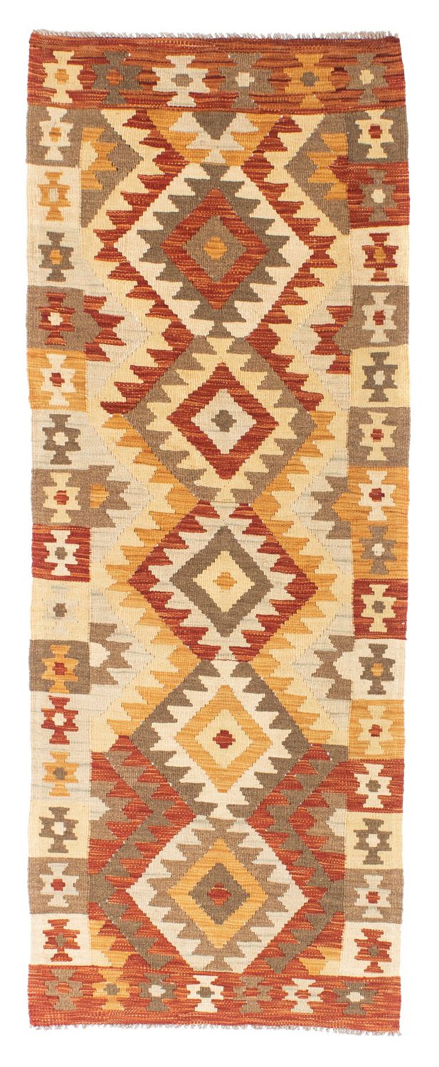 Løber Kelim-tæppe - orientalsk - 197 x 69 cm - beige