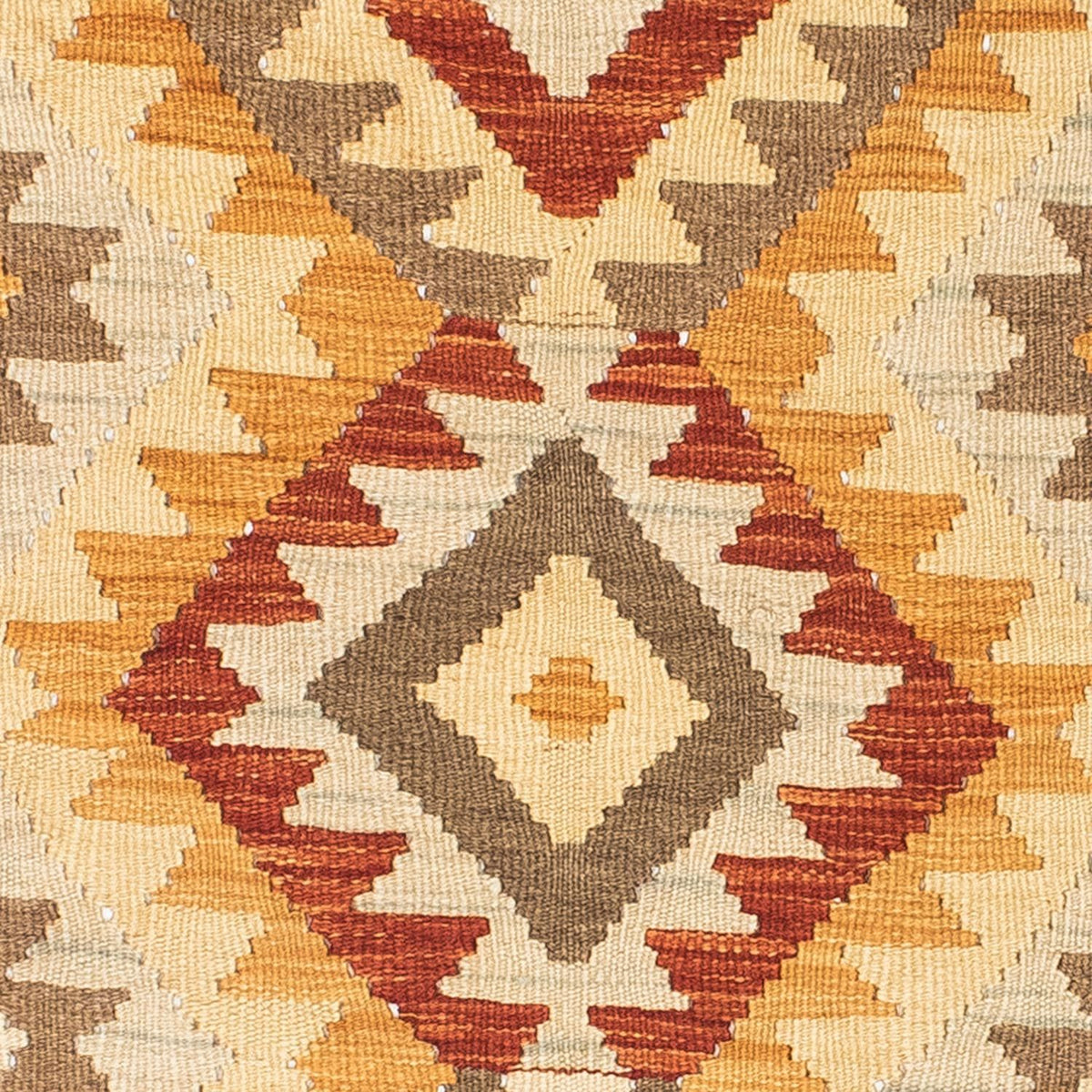 Løber Kelim-tæppe - orientalsk - 197 x 69 cm - beige
