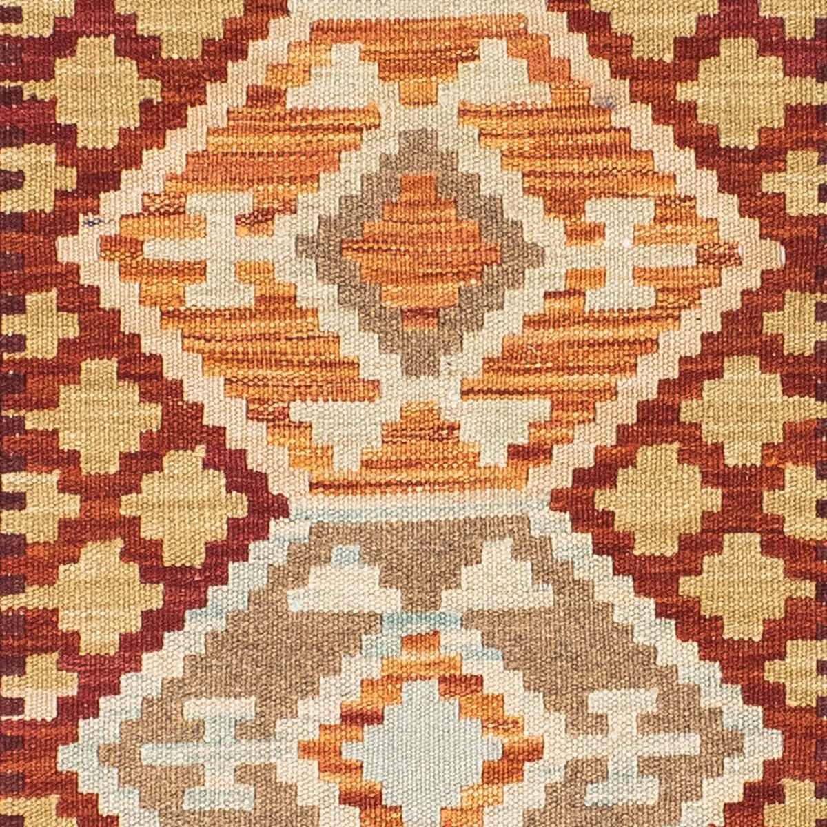 Løber Kelim-tæppe - orientalsk - 202 x 73 cm - beige