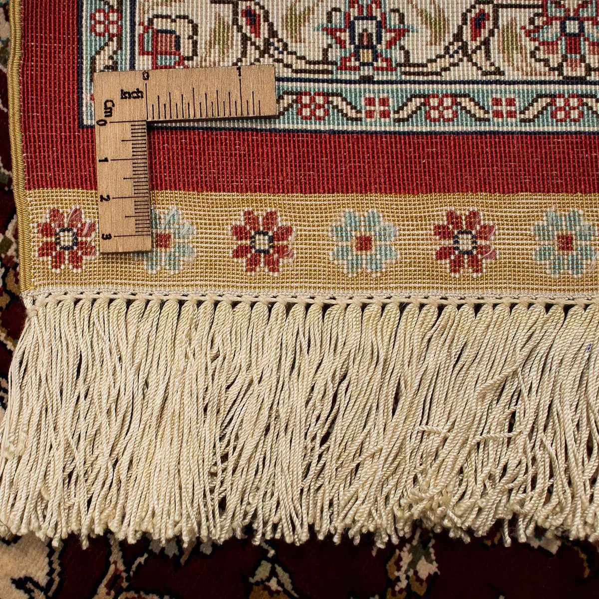 Silketæppe - China Silk - 198 x 137 cm - mørkerød