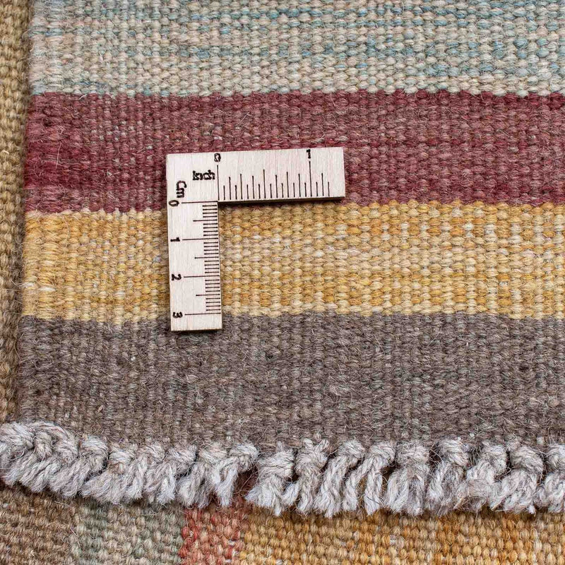 Kelim-tæppe - orientalsk - 202 x 142 cm - flerfarvet