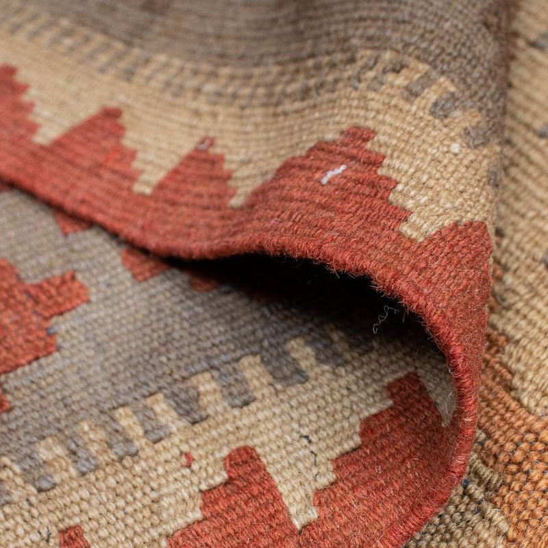 Kelim-tæppe - orientalsk - 201 x 144 cm - flerfarvet