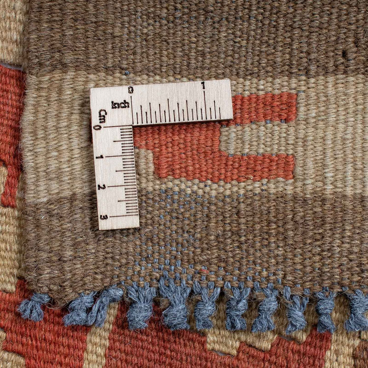 Kelim-tæppe - orientalsk - 201 x 144 cm - flerfarvet