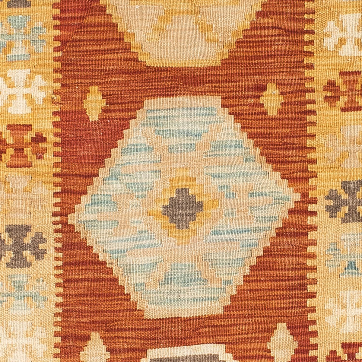 Løber Kelim-tæppe - orientalsk - 203 x 70 cm - beige