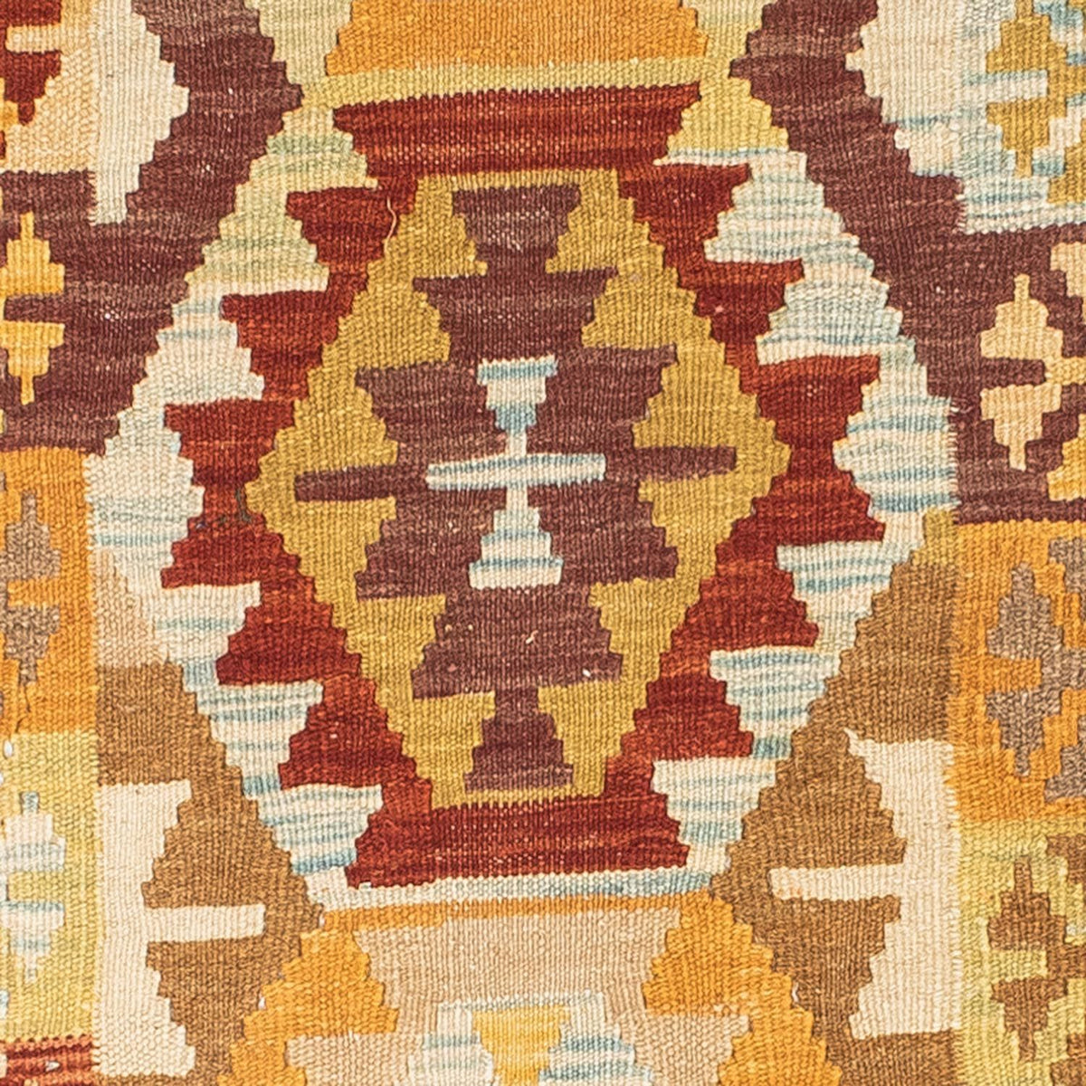 Løber Kelim-tæppe - orientalsk - 202 x 75 cm - beige