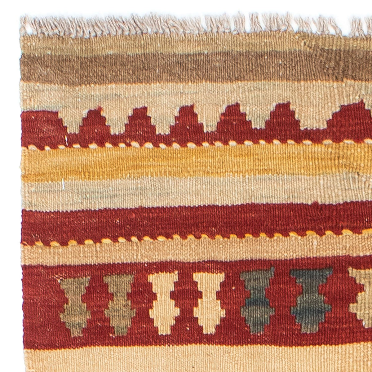 Løber Kelim-tæppe - orientalsk - 204 x 73 cm - flerfarvet
