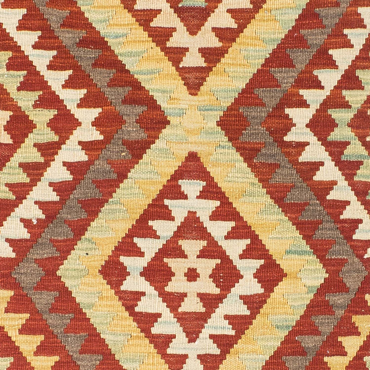 Løber Kelim-tæppe - orientalsk - 214 x 82 cm - rust