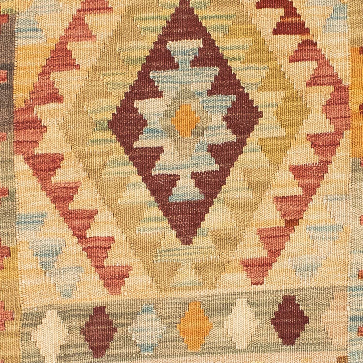 Løber Kelim-tæppe - orientalsk - 198 x 75 cm - beige